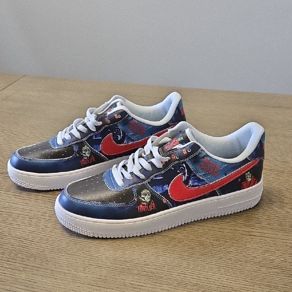 Custom Michael Jackson Thriller Themed Sneakers - Brand New